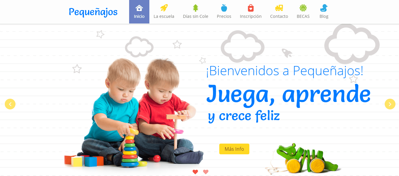 cabecera pequeñajos | somos tu marketing diseñowebvaldemoro