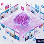 planificacionpsicologiaredessociales | somos tu marketing ilustración 3d que fusiona un cerebro humano brillante con un calendario de contenidos digital rodeado de iconos de me gusta y gráficos de productividad
