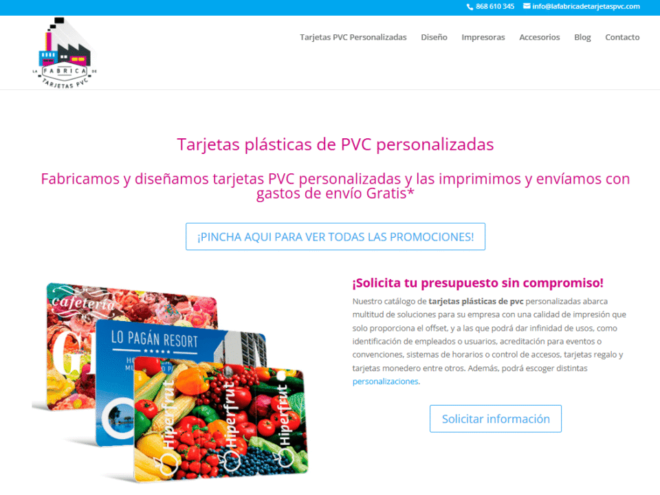 la fÁbrica de tarjetas de pvc