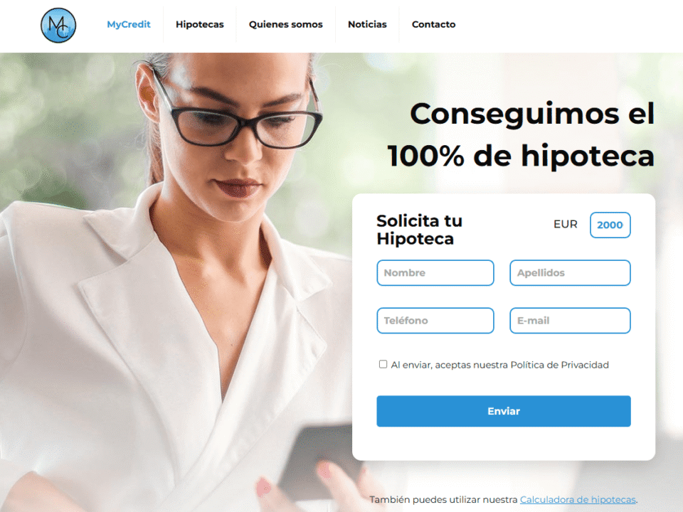 web de hipotecas