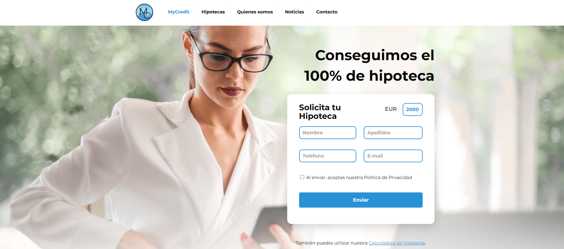hipotecas mycredit | somos tu marketing web de hipotecas