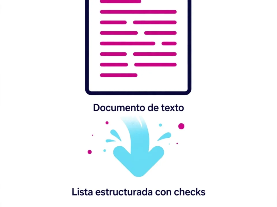 Ejemplo de titular y lista bien estructurados para citación en IA generativa