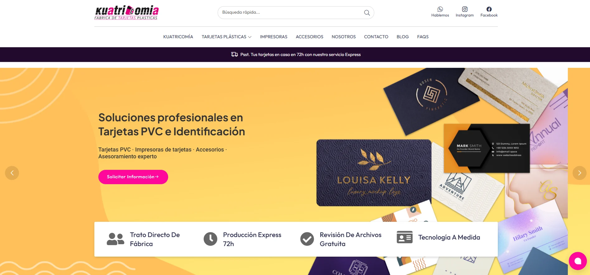 kuatricomÍa nueva | somos tu marketing nuevo diseño web para kuatricomíaes