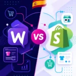 woocommerce vs shopify españa comparativa 2026 | somos tu marketing comparativa visual entre woocommerce y shopify para tiendas online en españa 2026